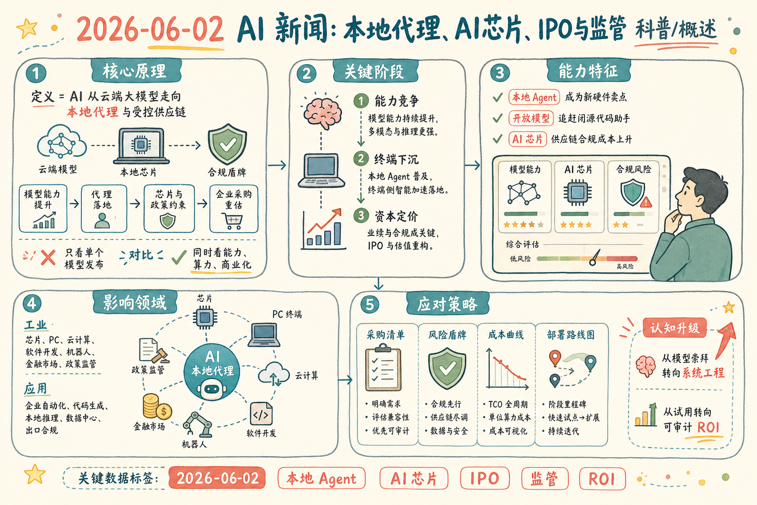 2026-06-02 AI 新闻信息图：本地代理、AI芯片、IPO与监管