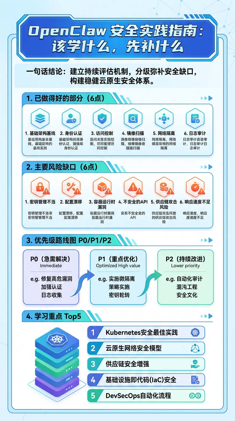 OpenClaw 安全实践指南评估信息图